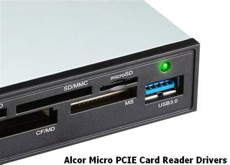 alcor micro smart card reader driver mac os|alcor card reader driver windows 10.